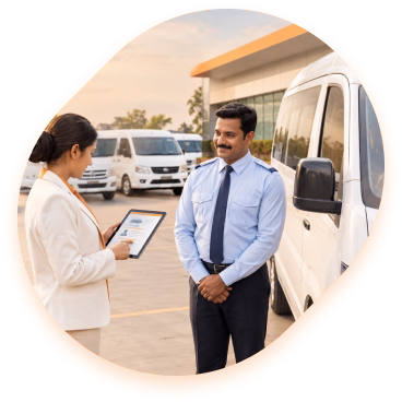 Get the driver and vehicle assigned